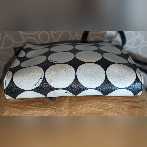 Brahmin Barcelona Polka Dot Crossbody EUC - Picture 6 of 10